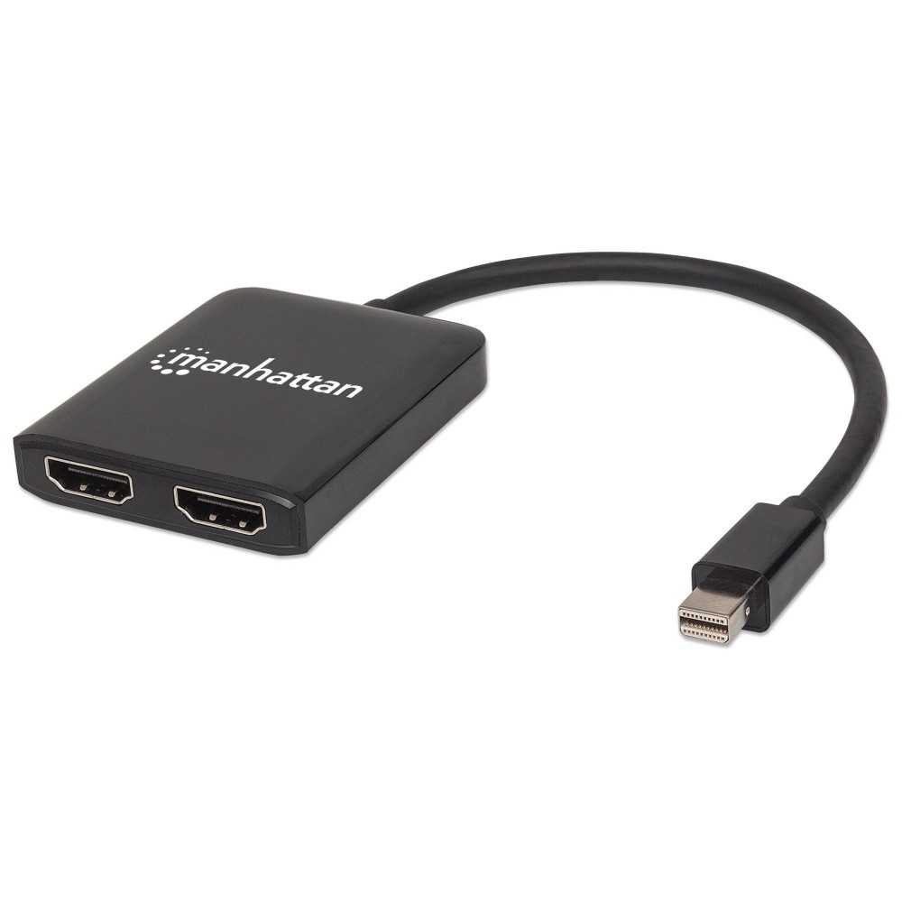 Splitter Mini Displayport vers 2 ports HDMI - MST - Noir