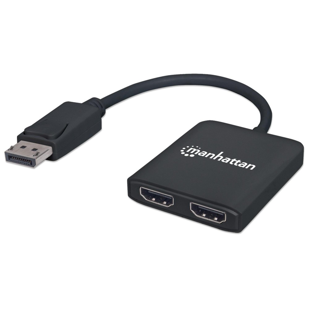 Splitter Displayport vers 2 ports HDMI - MST - Noir