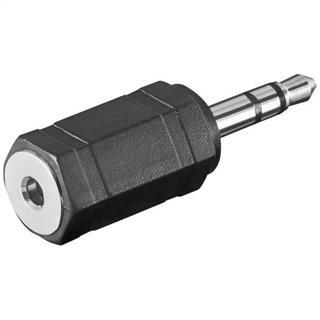 Adaptateur stéréo jack 3.5 mm / M vers jack 2.5 mm / F