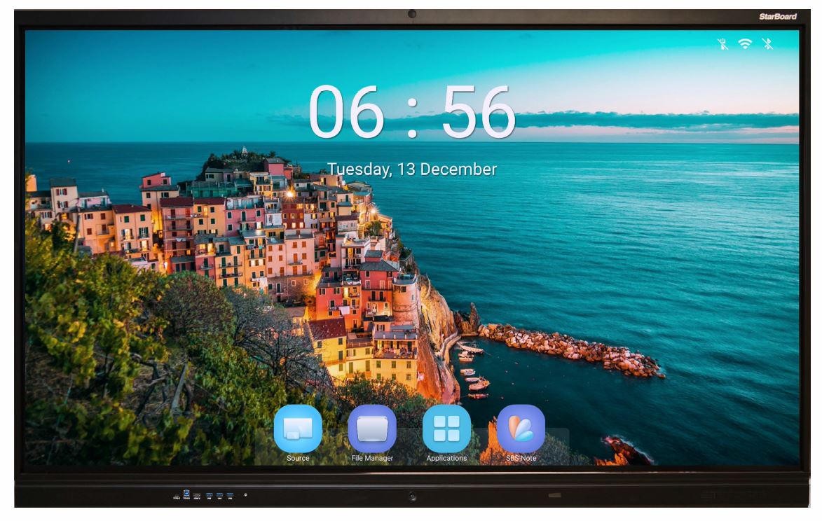 Ecran Intéractif STARBOARD 86`` - Mémoire 8Go + 64Go EMMC - Caméra intégrée