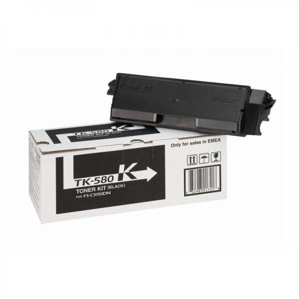 Cartouche de Toner Noire 3 500 pages TK580K