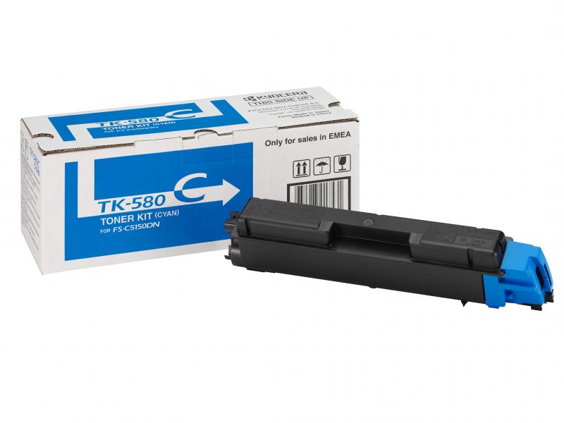 Cartouche de Toner Cyan 2 800 pages TK580C